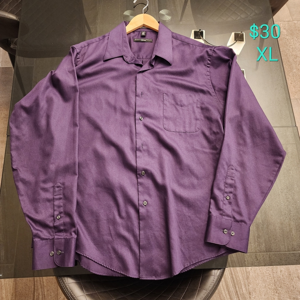 XL Geoffrey Beene fitted dress shirt